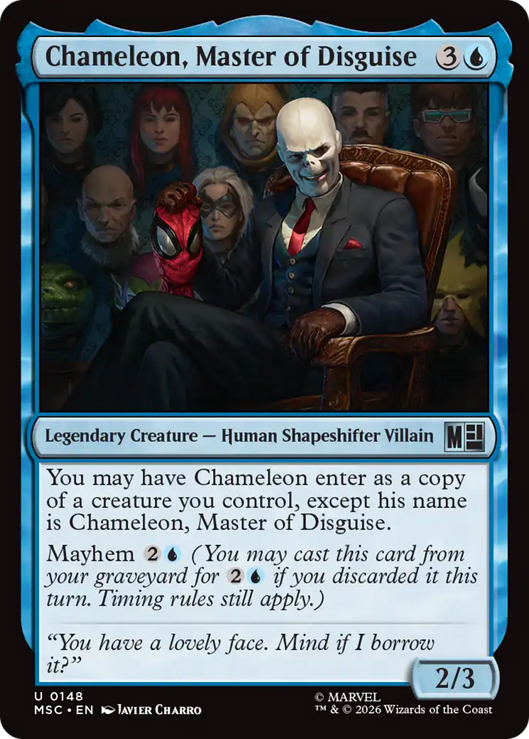 Chameleon, Master of Disguise (Surge Foil) [Marvel Super Heroes Commander] | Gear Gaming Fayetteville