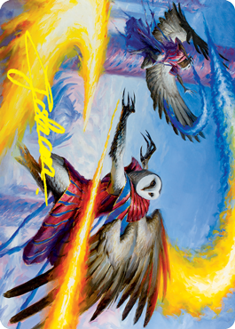 Teach by Example Art Card (Gold-Stamped Signature) [Strixhaven: School of Mages Art Series] | Gear Gaming Fayetteville