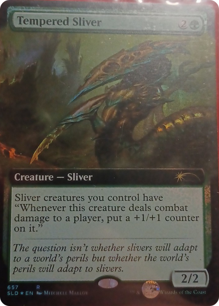 Tempered Sliver (Extended Art) [Secret Lair Drop Promos] | Gear Gaming Fayetteville