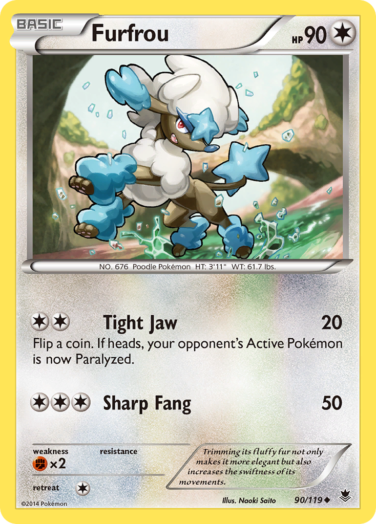 Furfrou (90/119) [XY: Phantom Forces] | Gear Gaming Fayetteville