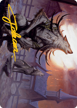 Lord of the Ulvenwald Art Card (Gold-Stamped Signature) [Innistrad: Midnight Hunt Art Series] | Gear Gaming Fayetteville