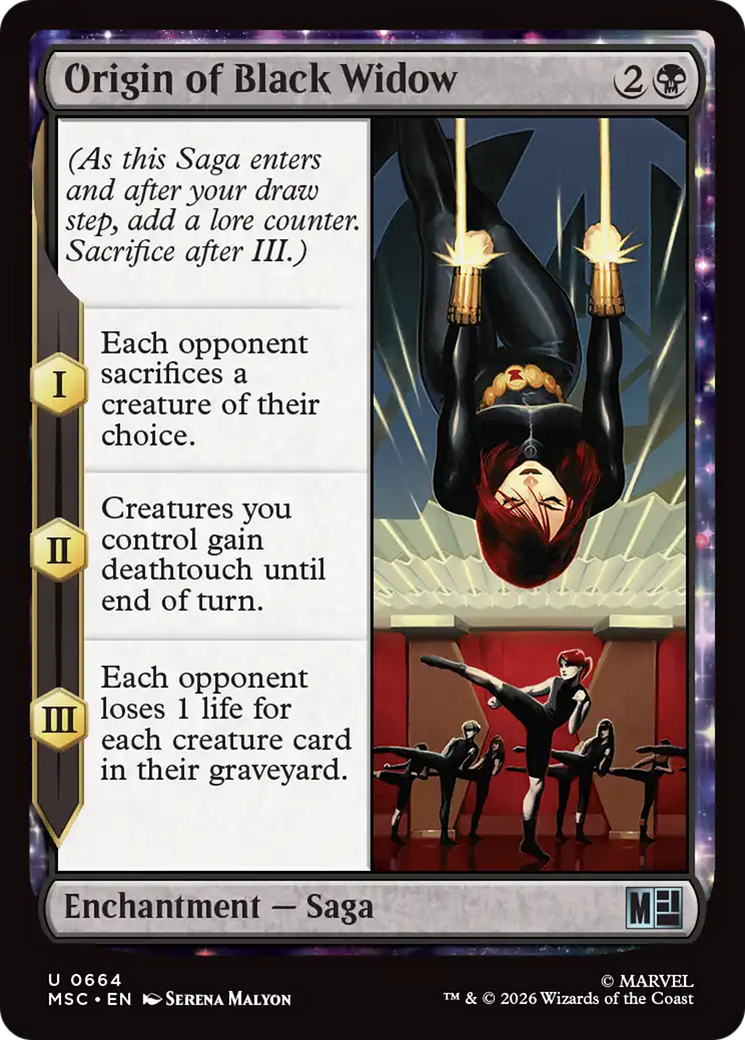 Origin of Black Widow [Marvel Super Heroes Commander] | Gear Gaming Fayetteville