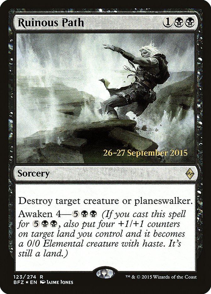 Ruinous Path [Battle for Zendikar Prerelease Promos] | Gear Gaming Fayetteville