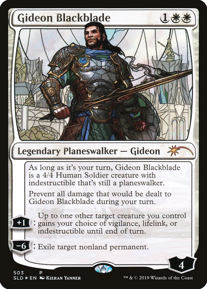 Gideon Blackblade (Stained Glass) [Secret Lair Drop Promos] | Gear Gaming Fayetteville