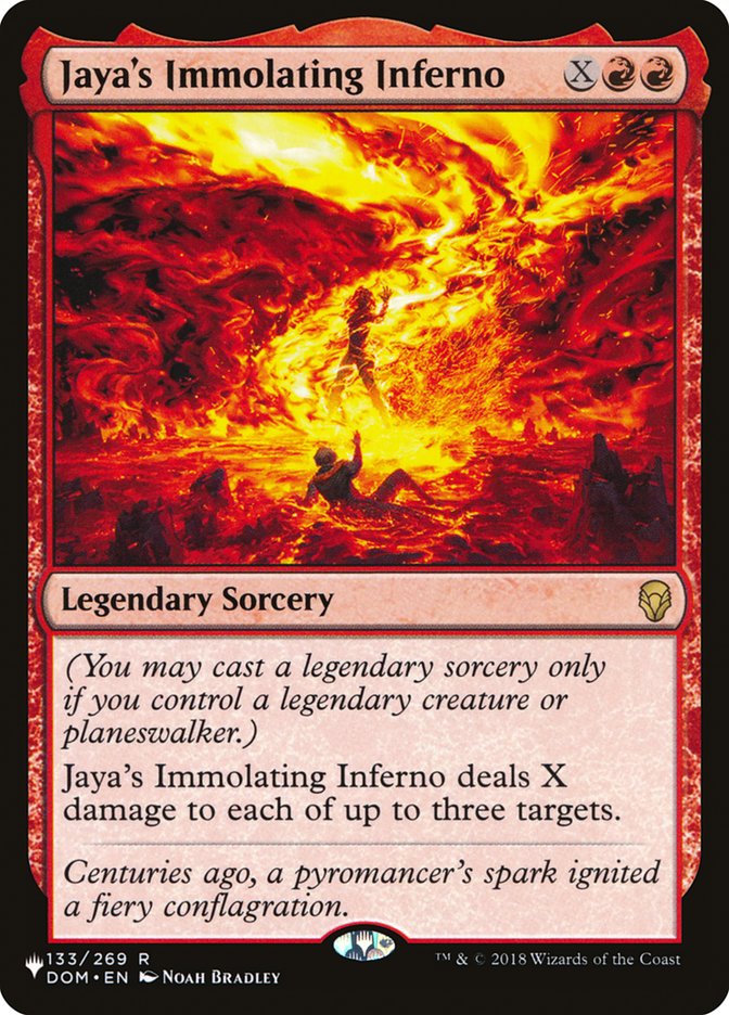 Jaya's Immolating Inferno [The List] | Gear Gaming Fayetteville