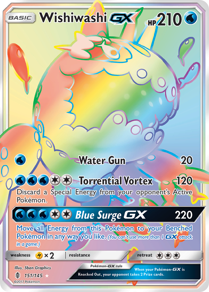 Wishiwashi GX (151/145) [Sun & Moon: Guardians Rising] | Gear Gaming Fayetteville