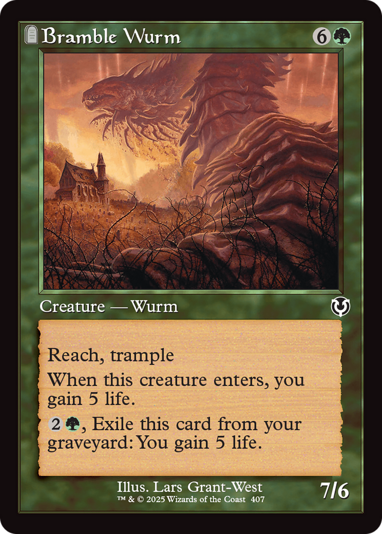 Bramble Wurm (Retro Frame) [Innistrad Remastered] | Gear Gaming Fayetteville