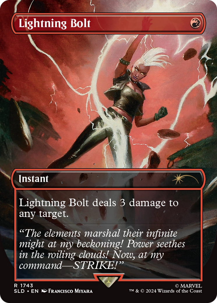 Lightning Bolt (1743) (Rainbow Foil) [Secret Lair Drop Series] | Gear Gaming Fayetteville