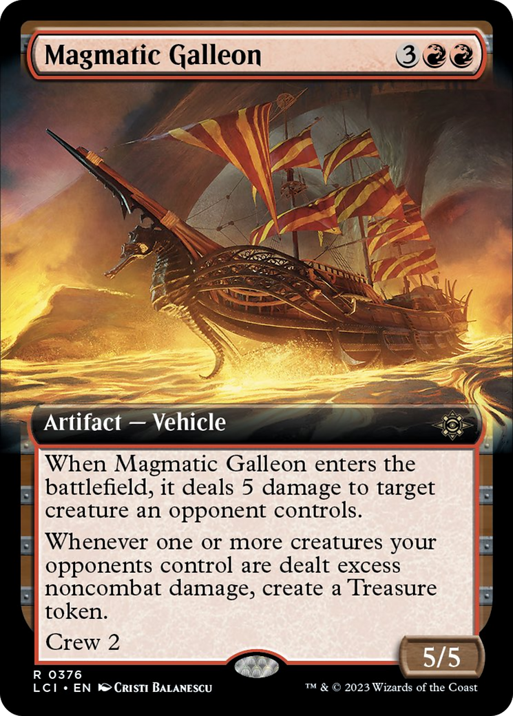 Magmatic Galleon (Extended Art) [The Lost Caverns of Ixalan] | Gear Gaming Fayetteville