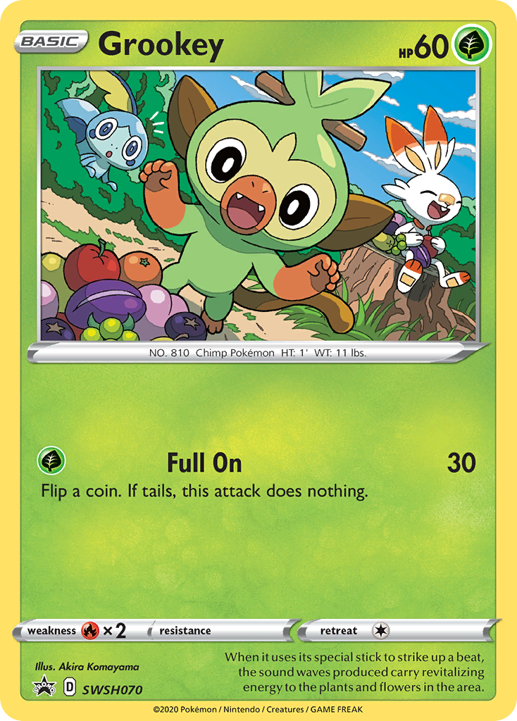 Grookey (SWSH070) [Sword & Shield: Black Star Promos] | Gear Gaming Fayetteville