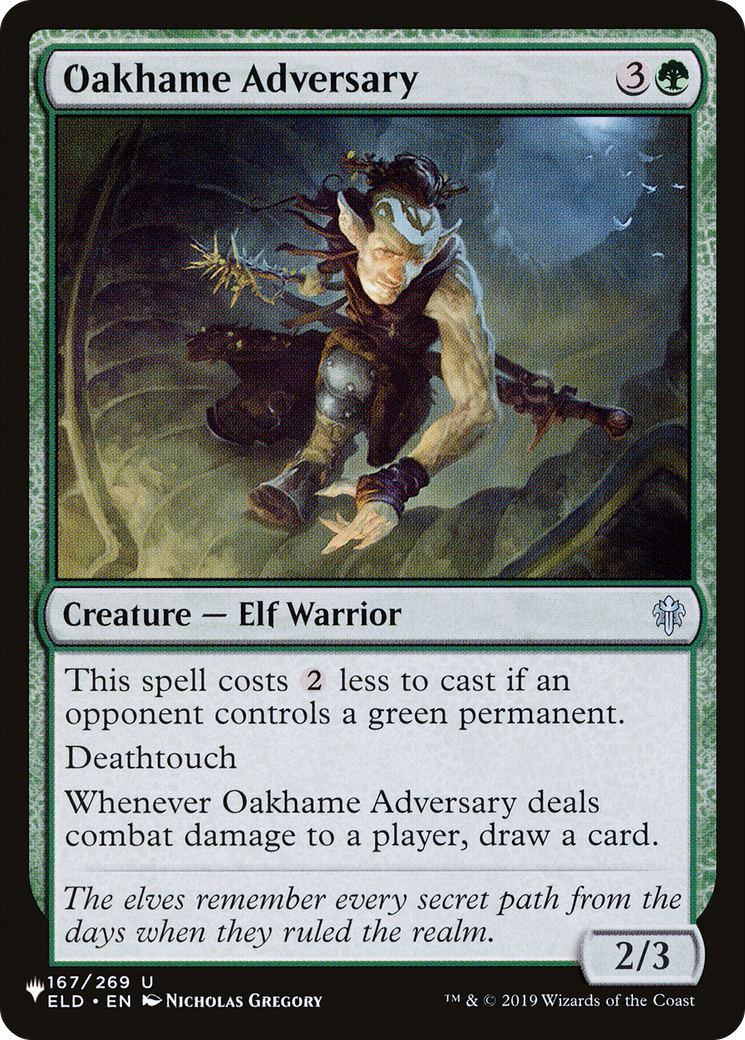 Oakhame Adversary [The List Reprints] | Gear Gaming Fayetteville