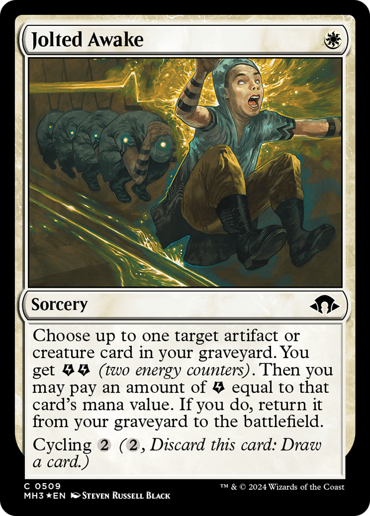 Jolted Awake (Ripple Foil) [Modern Horizons 3] | Gear Gaming Fayetteville