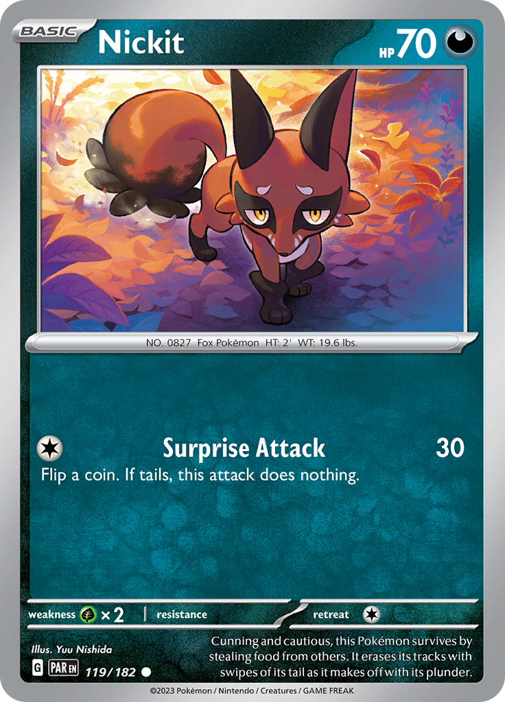 Nickit (119/182) [Scarlet & Violet: Paradox Rift] | Gear Gaming Fayetteville