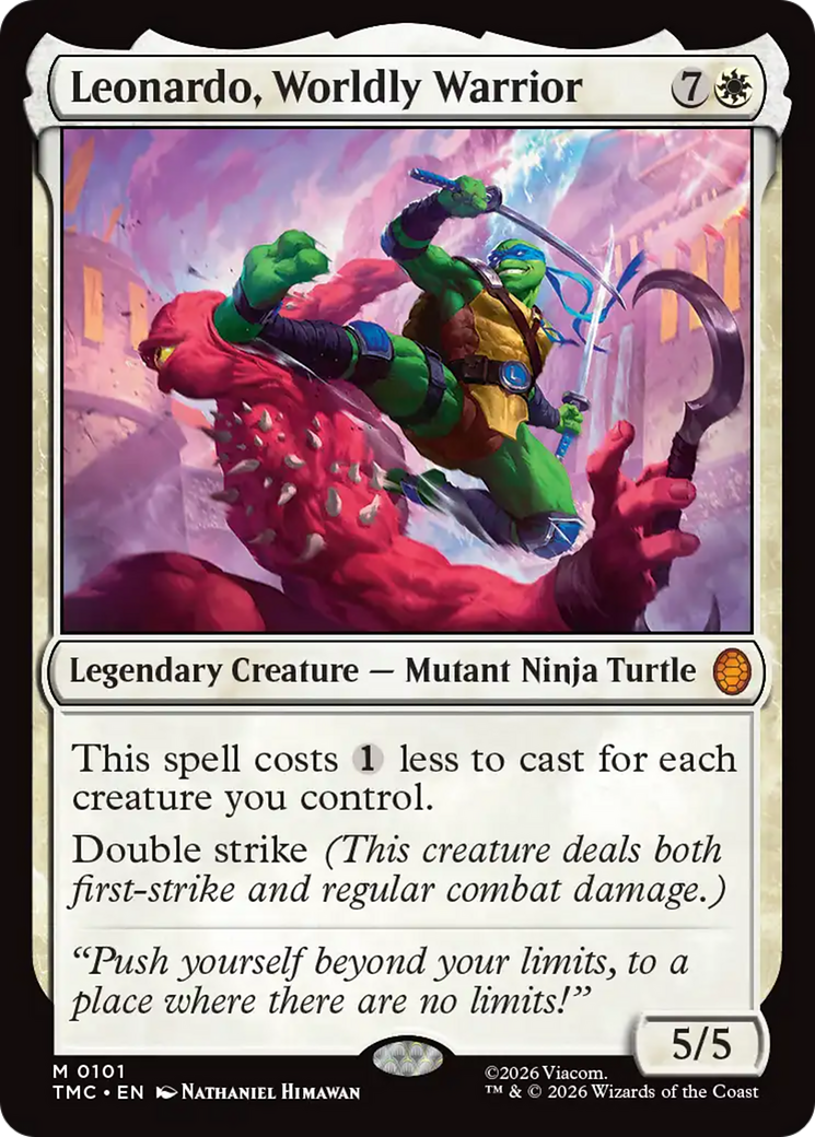 Leonardo, Worldly Warrior [Teenage Mutant Ninja Turtles Commander] | Gear Gaming Fayetteville