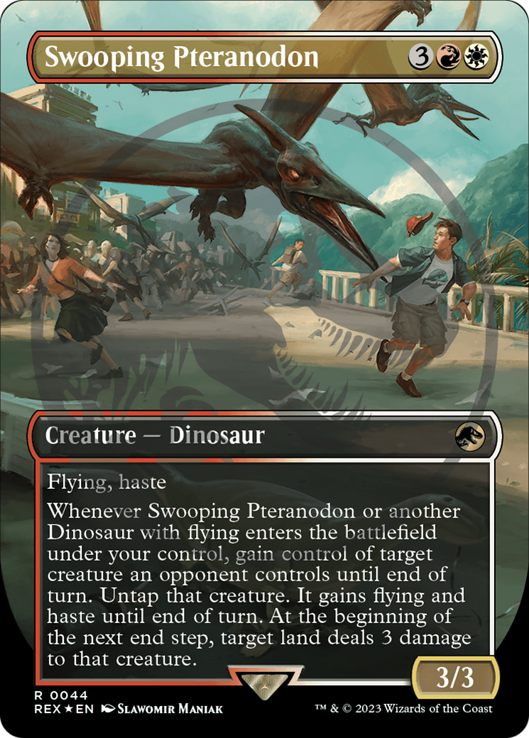 Swooping Pteranodon (Emblem) (Borderless) [Jurassic World Collection Tokens] | Gear Gaming Fayetteville