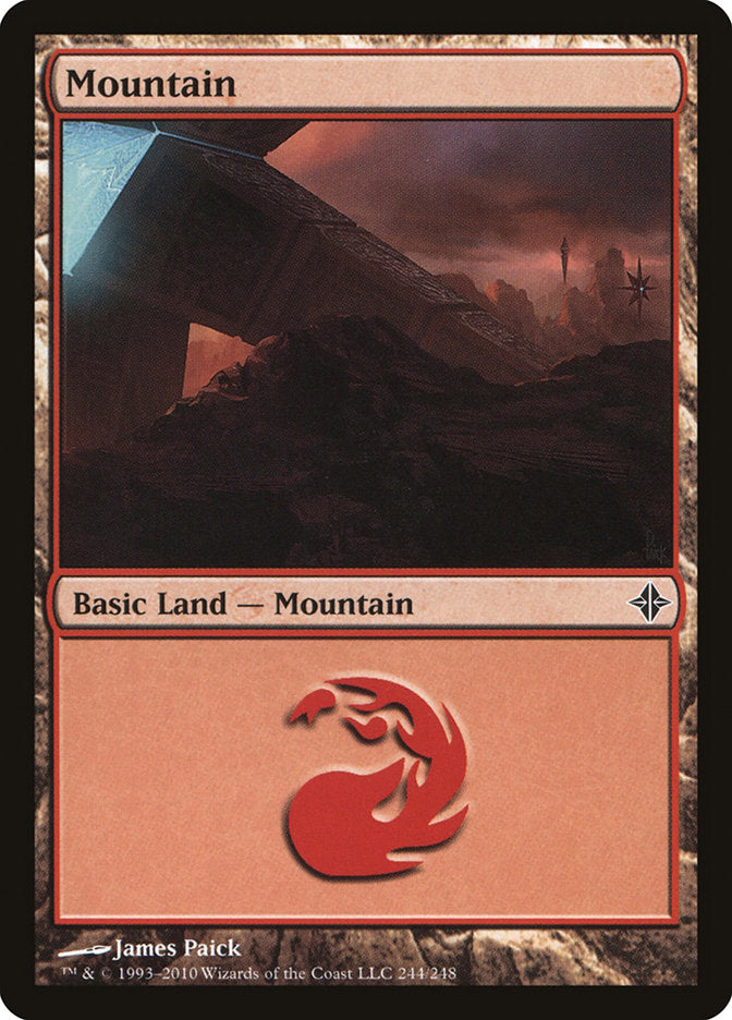 Mountain (244) [Rise of the Eldrazi] | Gear Gaming Fayetteville