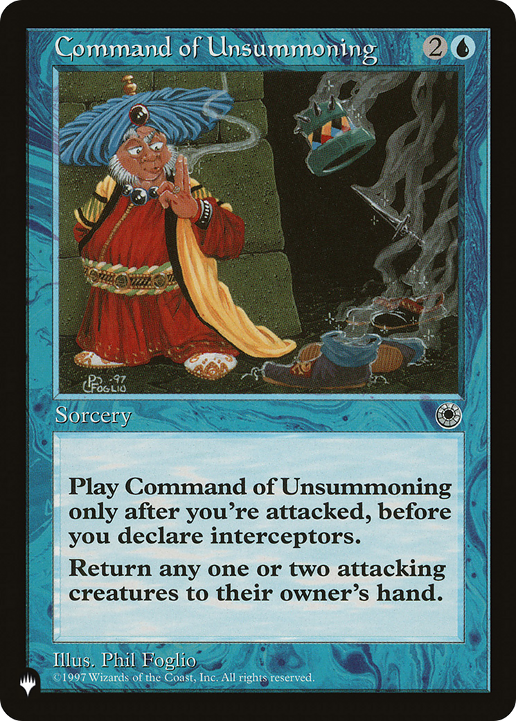 Command of Unsummoning [The List Reprints] | Gear Gaming Fayetteville