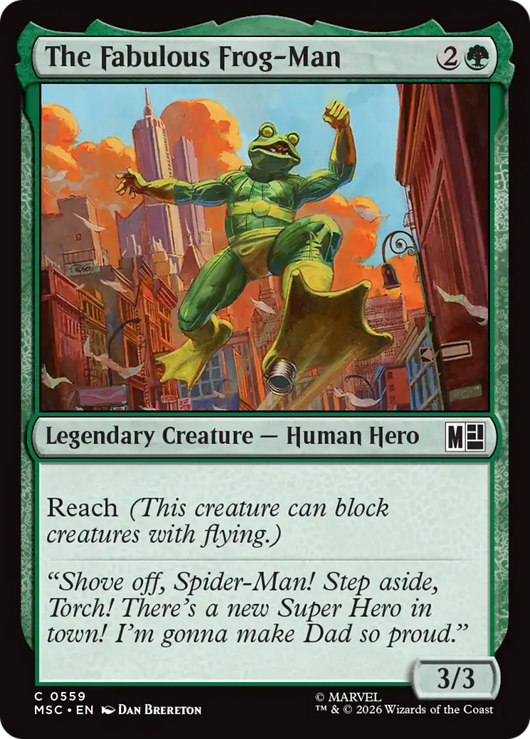 The Fabulous Frog-Man [Marvel Super Heroes Commander] | Gear Gaming Fayetteville