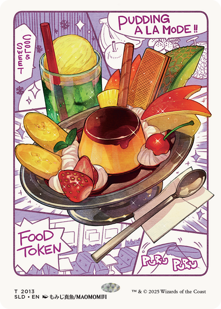 Food Token (2013) (Rainbow Foil) [Secret Lair Drop Series] | Gear Gaming Fayetteville