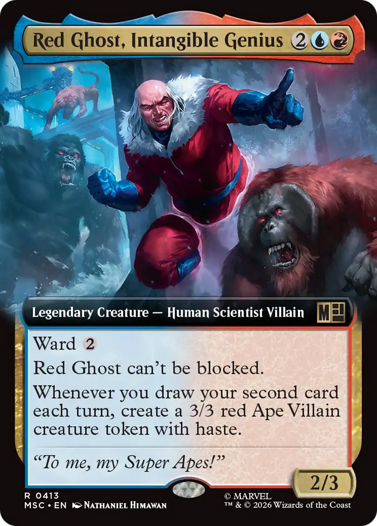 Red Ghost, Intangible Genius (Extended Art) [Marvel Super Heroes Commander] | Gear Gaming Fayetteville