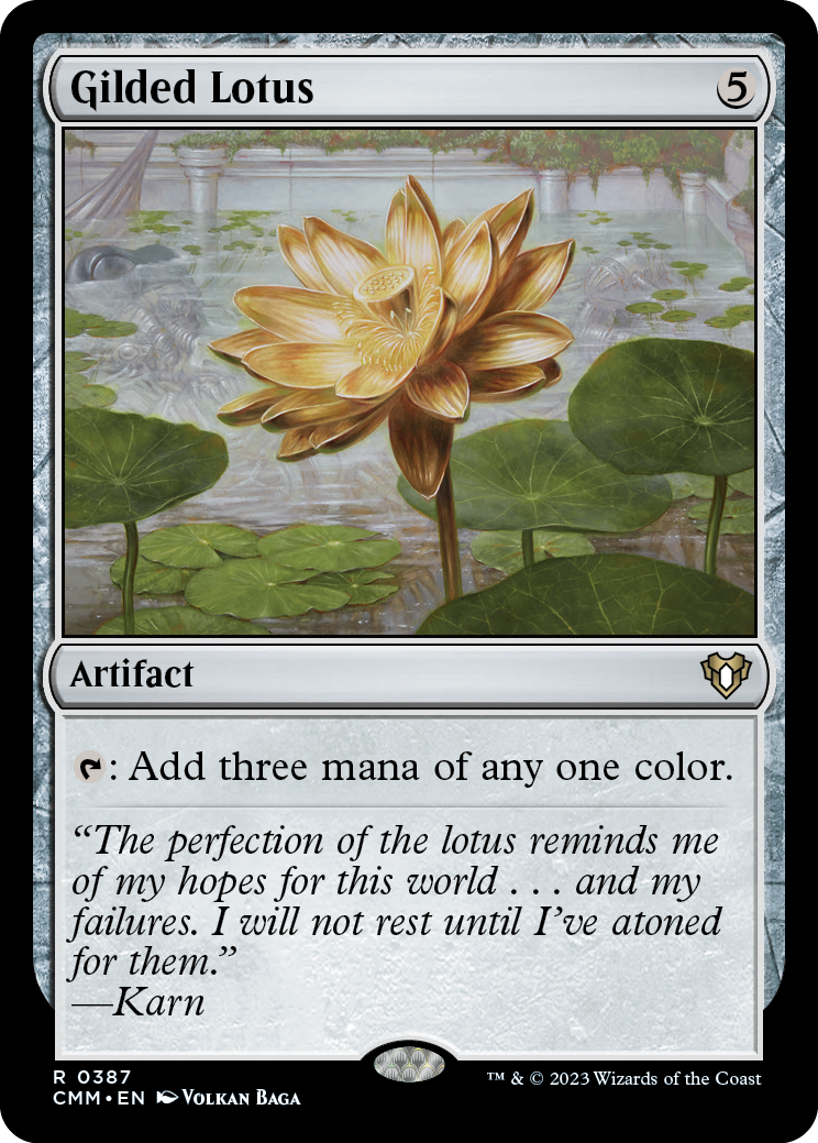 Gilded Lotus [Commander Masters] | Gear Gaming Fayetteville