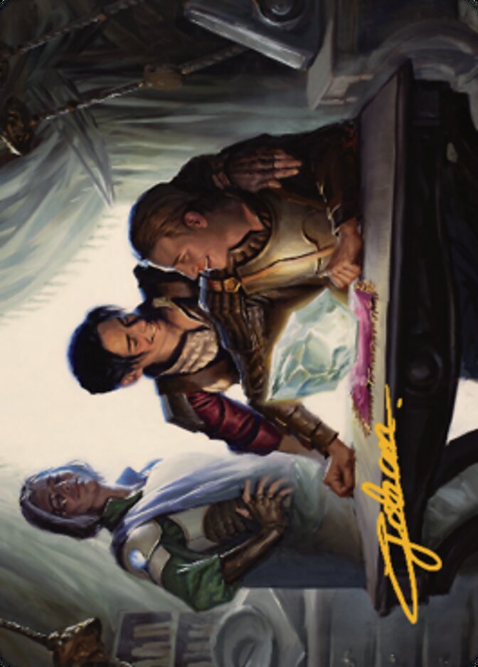 Tocasia's Welcome Art Card (Gold-Stamped Signature) [The Brothers' War Art Series] | Gear Gaming Fayetteville
