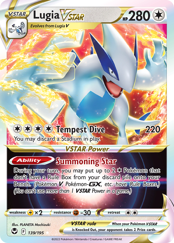 Lugia VSTAR (139/195) (Jumbo Card) [Sword & Shield: Silver Tempest] | Gear Gaming Fayetteville