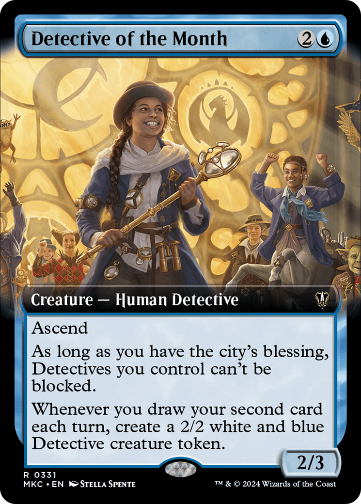 Detective of the Month (Extended Art) [Murders at Karlov Manor Commander] | Gear Gaming Fayetteville