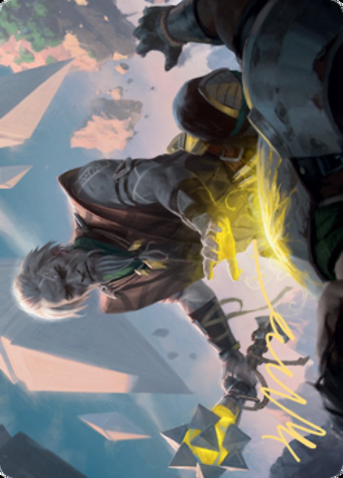 Expedition Healer Art Card (Gold-Stamped Signature) [Zendikar Rising Art Series] | Gear Gaming Fayetteville