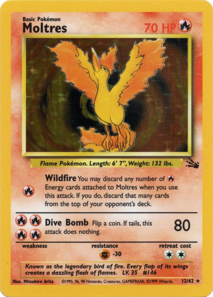 Moltres (12/62) [Fossil Unlimited] | Gear Gaming Fayetteville