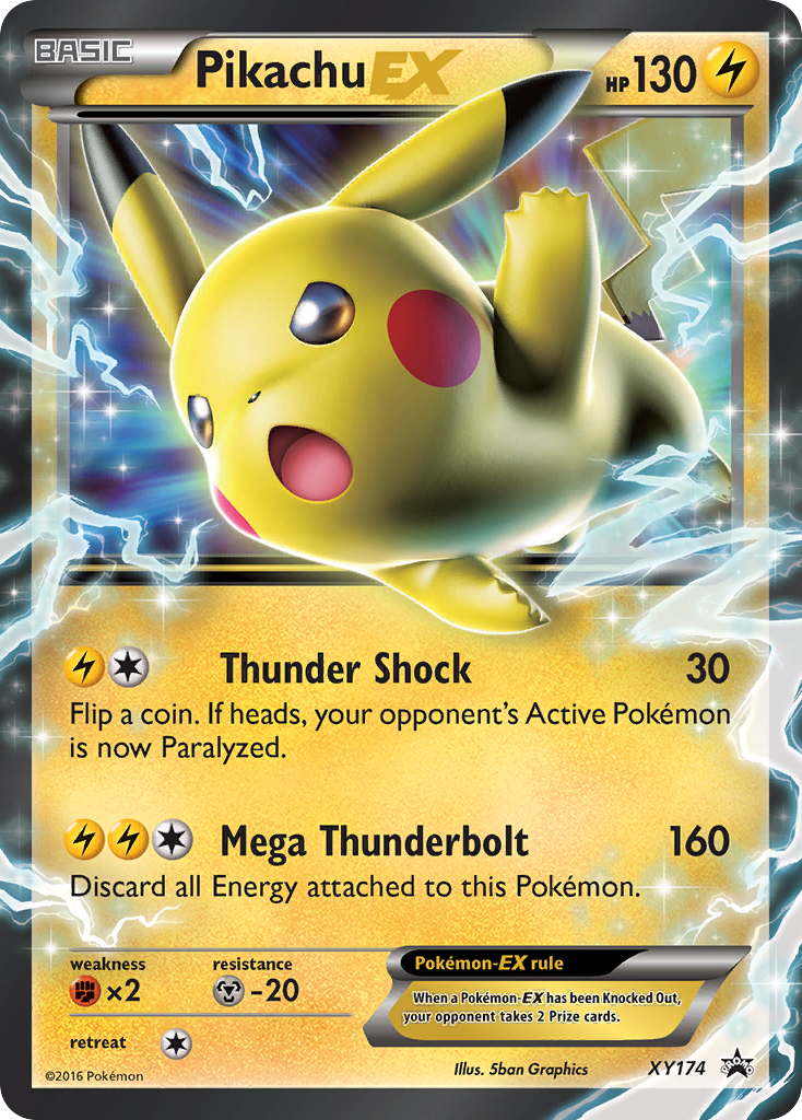 Pikachu EX (XY174) [XY: Black Star Promos] | Gear Gaming Fayetteville