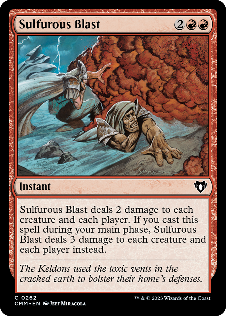 Sulfurous Blast [Commander Masters] | Gear Gaming Fayetteville