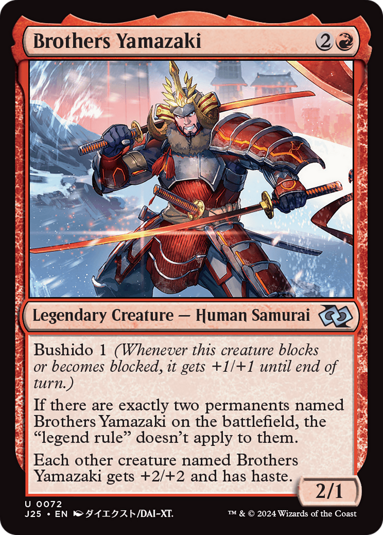 Brothers Yamazaki (72 Swords) (Anime) [Foundations Jumpstart] | Gear Gaming Fayetteville