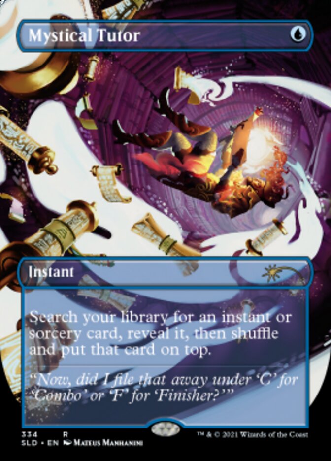 Mystical Tutor (Borderless) [Secret Lair Drop Series] | Gear Gaming Fayetteville