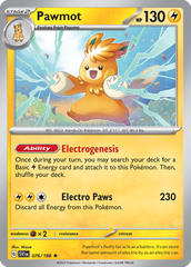 Pawmot (076/198) (Line Holo) [Scarlet & Violet: Base Set] | Gear Gaming Fayetteville