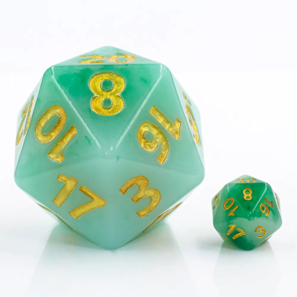 55mm Titan Green Jade D20 | Gear Gaming Fayetteville