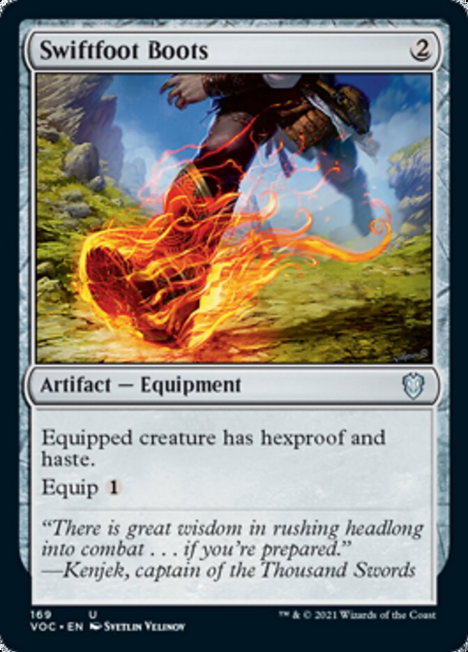 Swiftfoot Boots [Innistrad: Crimson Vow Commander] | Gear Gaming Fayetteville