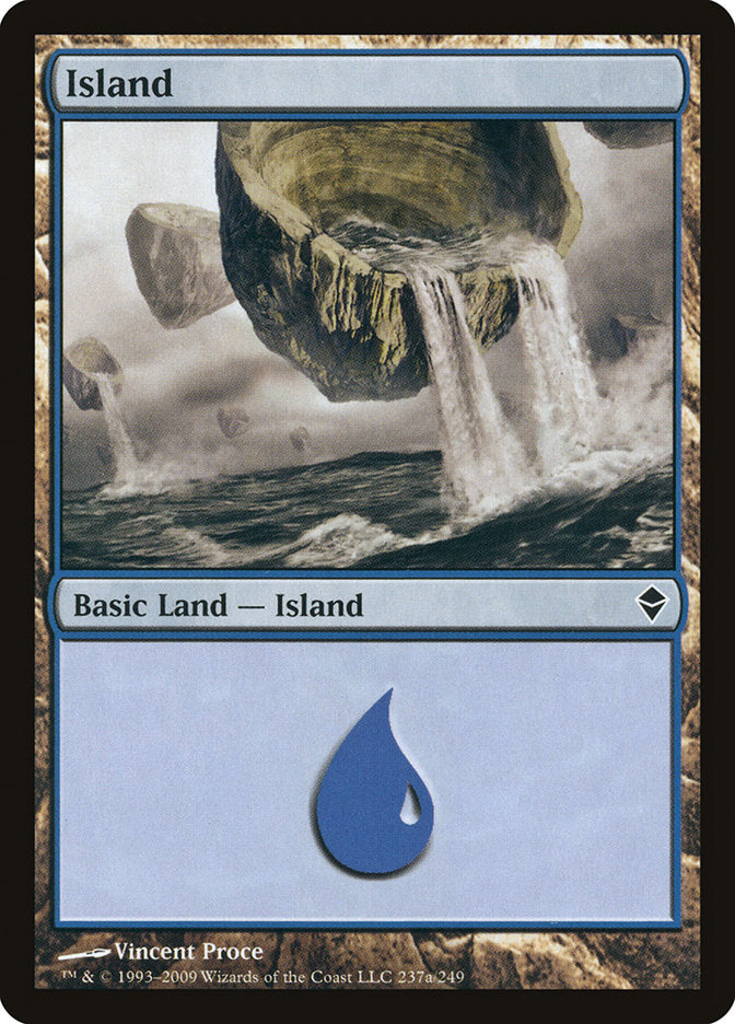 Island (237a) [Zendikar] | Gear Gaming Fayetteville