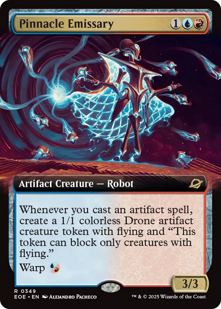 Pinnacle Emissary (Extended Art) [Edge of Eternities] | Gear Gaming Fayetteville