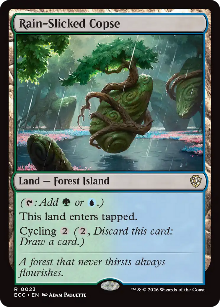 Rain-Slicked Copse [Lorwyn Eclipsed Commander] | Gear Gaming Fayetteville