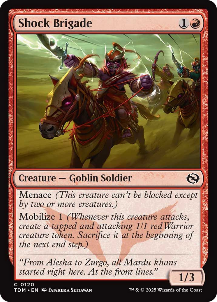 Shock Brigade [Tarkir: Dragonstorm] | Gear Gaming Fayetteville