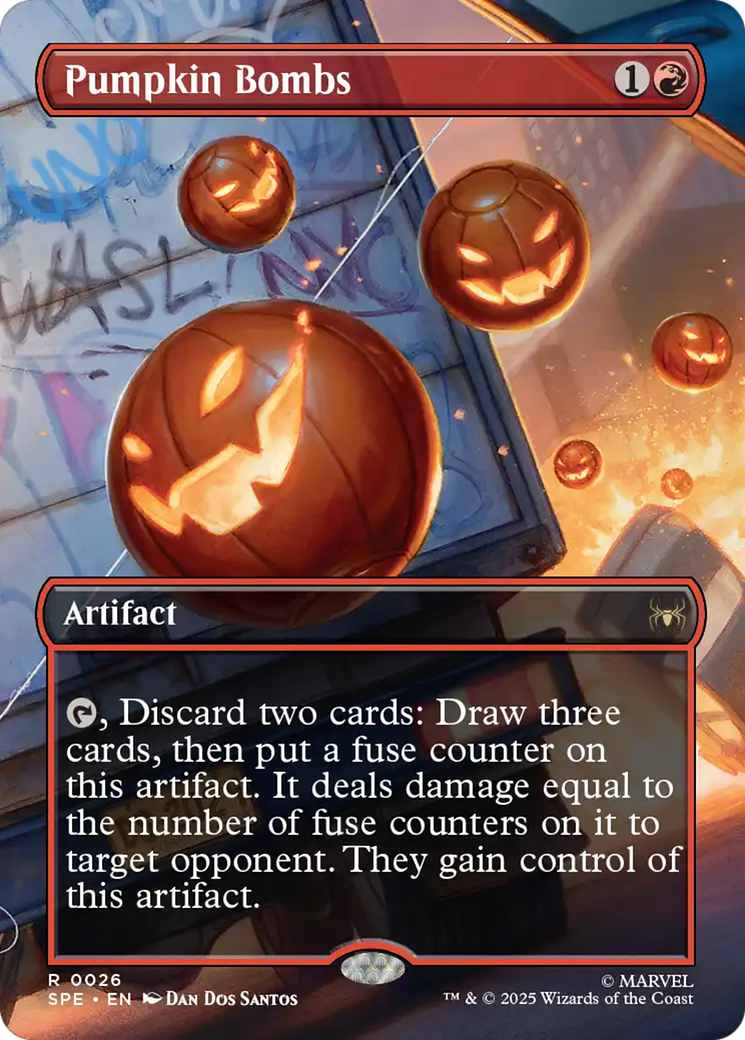 Pumpkin Bombs (Borderless) [Marvel's Spider-Man: Eternal-Legal] | Gear Gaming Fayetteville