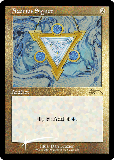 Azorius Signet (Retro) (Foil Etched) [Secret Lair Drop Series] | Gear Gaming Fayetteville