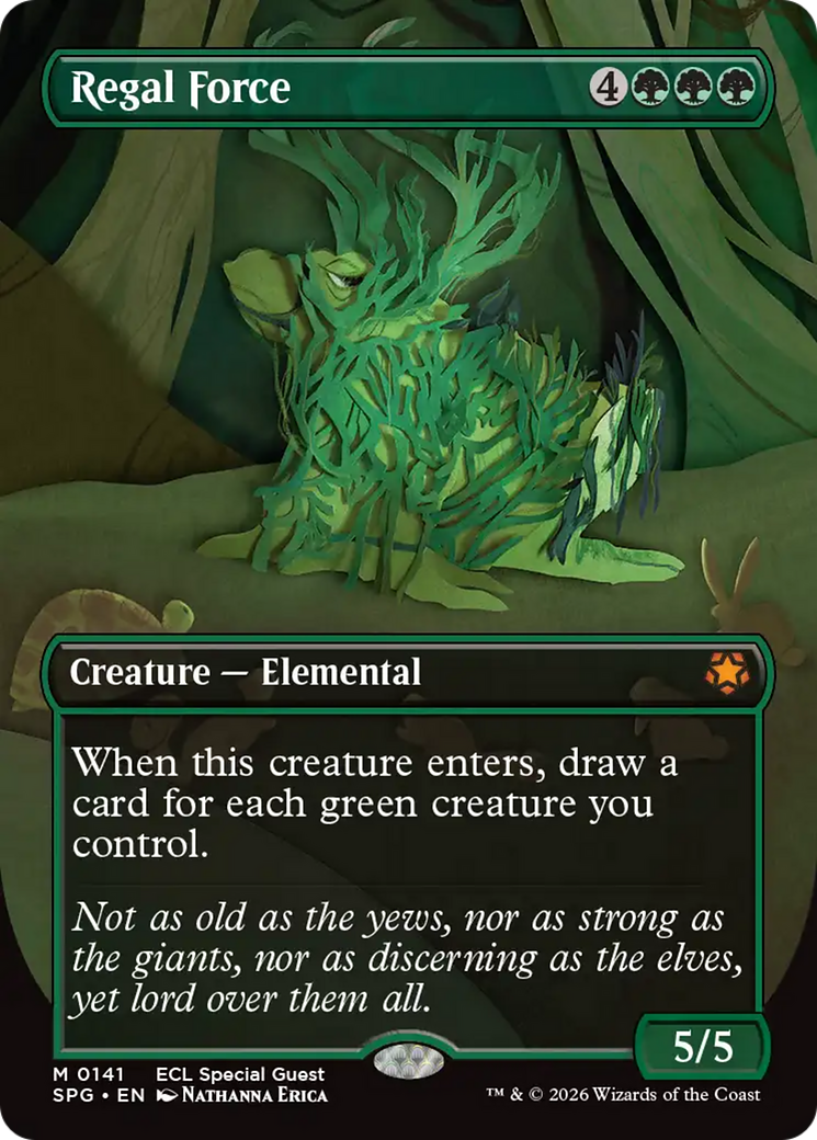 Regal Force (Borderless) [Lorwyn Eclipsed Special Guests] | Gear Gaming Fayetteville