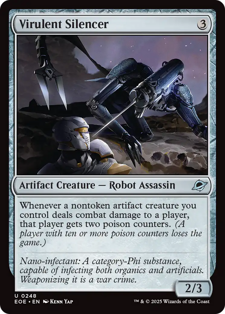 Virulent Silencer [Edge of Eternities] | Gear Gaming Fayetteville
