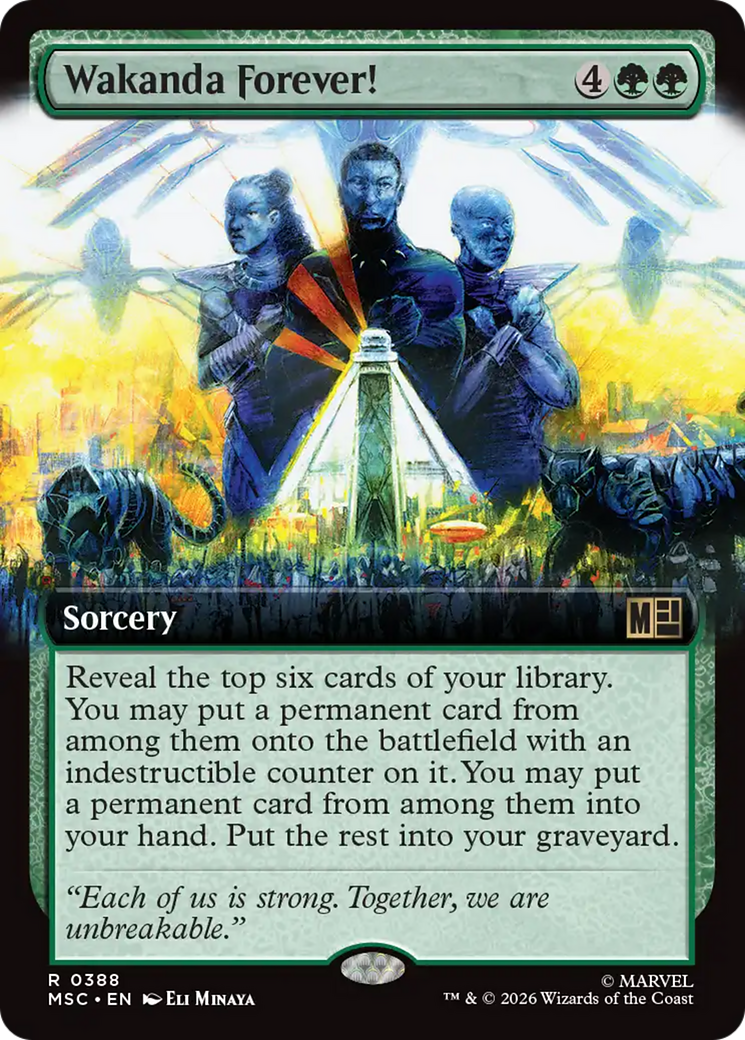 Wakanda Forever! (Extended Art) [Marvel Super Heroes Commander] | Gear Gaming Fayetteville