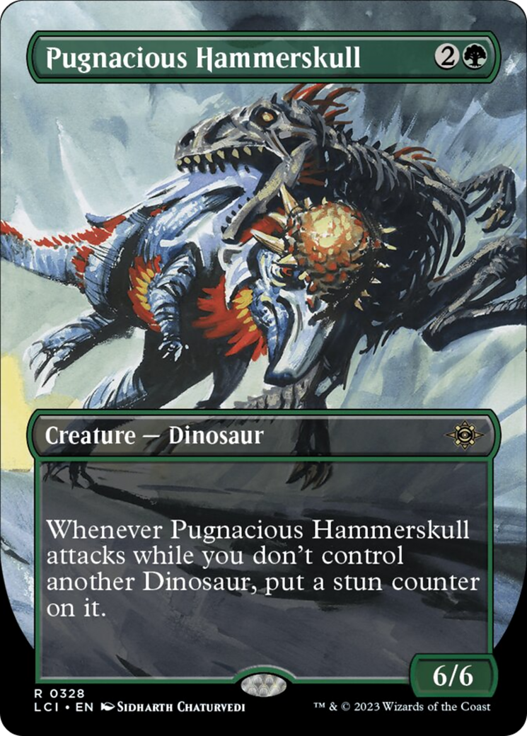 Pugnacious Hammerskull (Borderless) [The Lost Caverns of Ixalan] | Gear Gaming Fayetteville