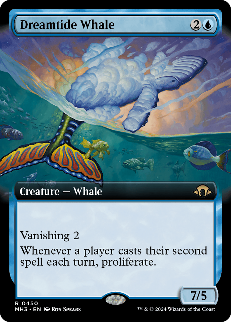 Dreamtide Whale (Extended Art) [Modern Horizons 3] | Gear Gaming Fayetteville