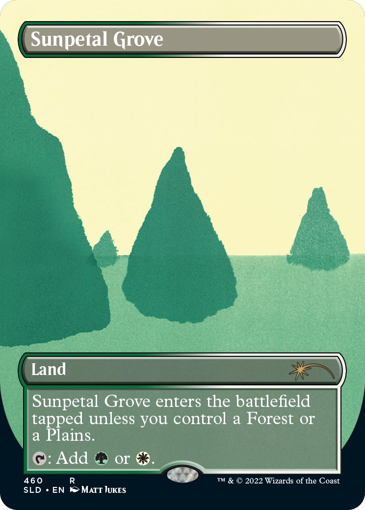 Sunpetal Grove (Borderless) [Secret Lair Drop Series] | Gear Gaming Fayetteville