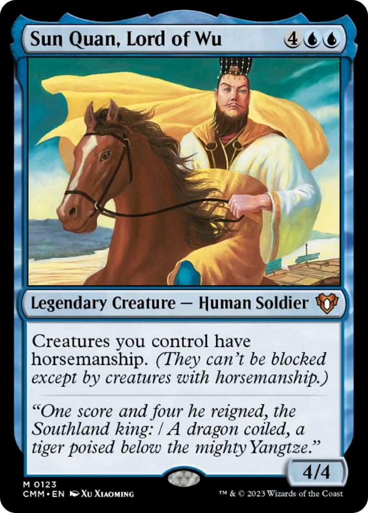 Sun Quan, Lord of Wu [Commander Masters] | Gear Gaming Fayetteville